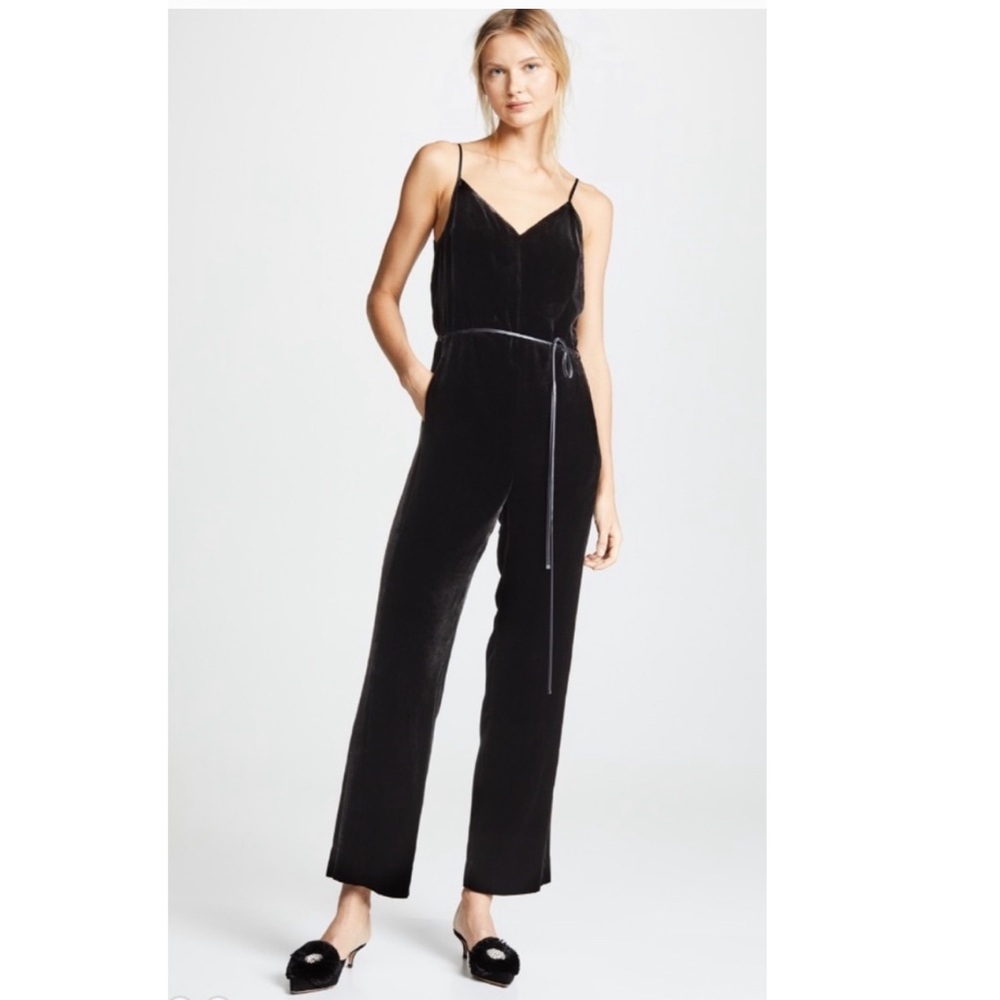 Rag & Bone Jamie Velvet Jumpsuit. NWT. $600